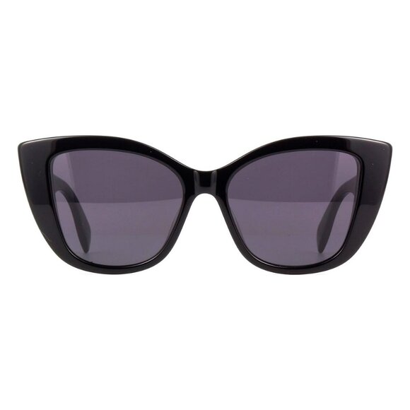 New ALEXANDER MCQUEEN Black Cat Eye AM0347S 001 Sunglasses Women - Picture 2 of 4